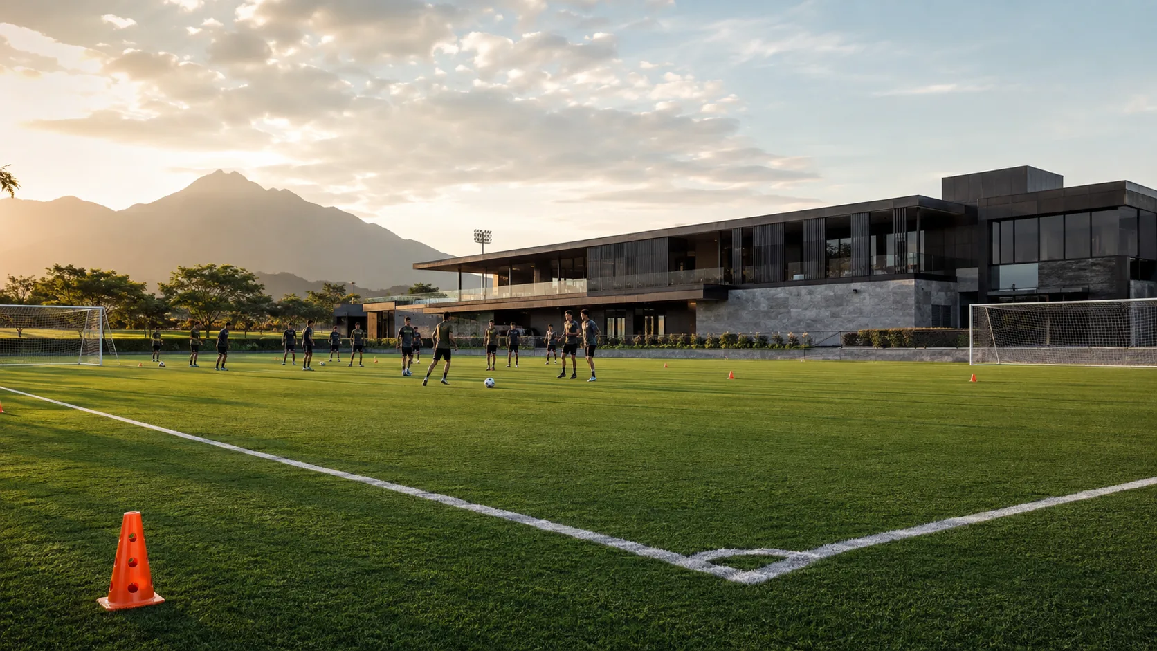 Pasto sintético para clubes y centros de entrenamiento