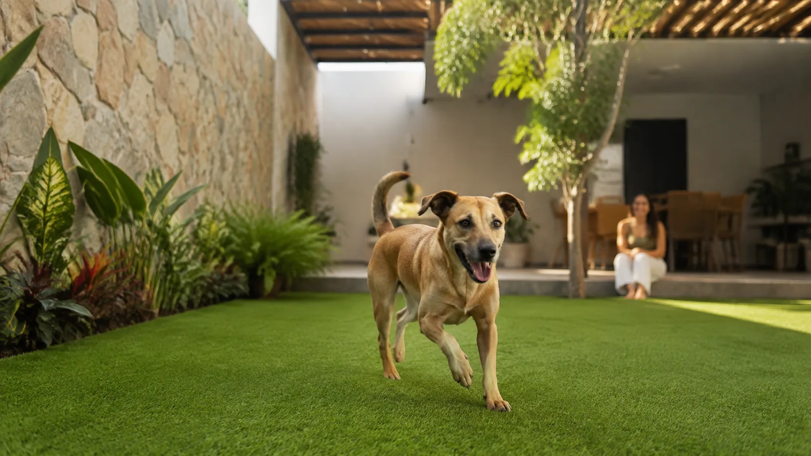 Pasto sintético para mascotas: qué revisar antes de elegir